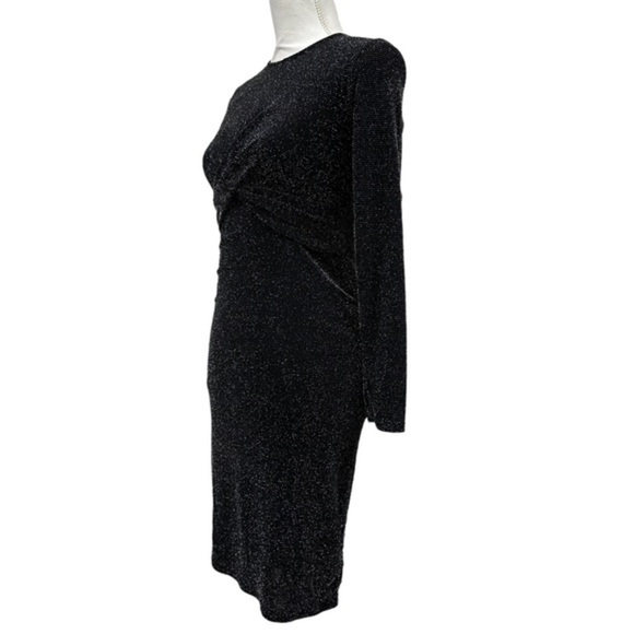 TopShop Maternity Lurex Twist Front Dress - Picture 2 of 5